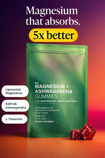 Bio Magnesium+ Ashwagandha Gummies